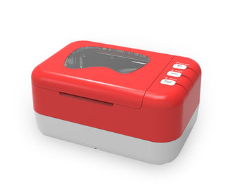 Mini esterilizador ultra-sônico novo 15W da dentadura do vermelho JP-520 para pais