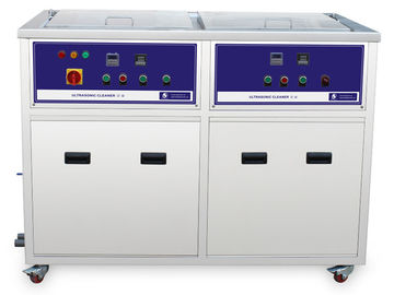 Põe a secagem ultrassônica industrial do líquido de limpeza dos tanques duplos do calefator, equipamento da limpeza ultrassônica