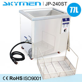 Tome as impressões digitais a máquina da limpeza ultrassônica do óleo 77 litros com poder do aquecimento 3000W