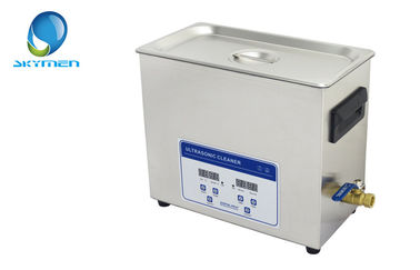 líquido de limpeza ultra-sônico caloroso de Digitas do laboratório 6.5L pequeno com drenagem do calefator