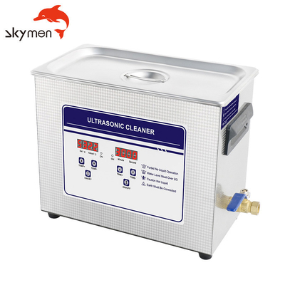 SUS ultrassônico 180W do líquido de limpeza 6.5L dos Skymen 031s Digitas para científico
