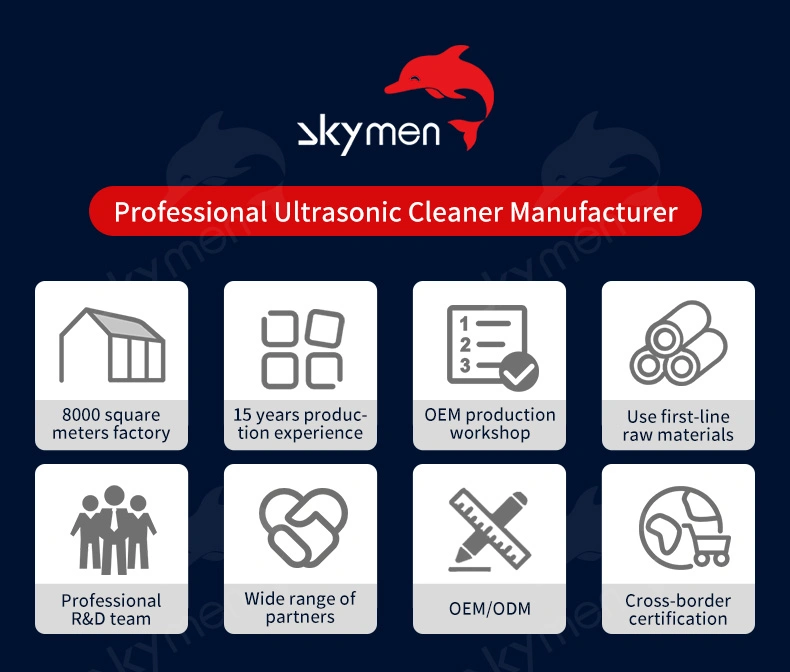 Poder ultrassônico dos Skymen mais a máquina médica da limpeza 1080W ultrassônica com Heater Timer Benchtop Cleaner 30L