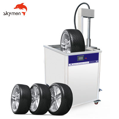 Máquina industrial ultrassônica de limpeza de rodas de pneus para limpeza automática de pneus e aros de automóveis