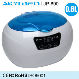Máquina da limpeza ultrassônica da joia do temporizador de Digitas, líquido de limpeza ultrassônico 0.6L 35W do banho