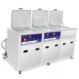 Sistema industrial da limpeza ultrassônica de três tanques com secagem de lavagem ultrassônica de Ringsing