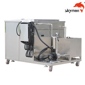 Obstrua/líquido de limpeza ultrassônico industrial 80L 1200W da engrenagem com sistema do ciclo da filtragem