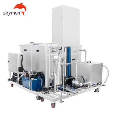 Líquido de limpeza ultrassônico industrial dos Skymen 38L 600W com filtro e sistema de levantamento