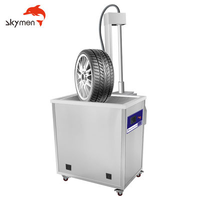 Máquina industrial ultrassônica de limpeza de rodas de pneus para limpeza automática de pneus e aros de automóveis