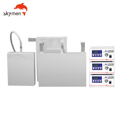 Caixa ultrassônica industrial do transdutor da imersão de aço inoxidável para tanques de limpeza