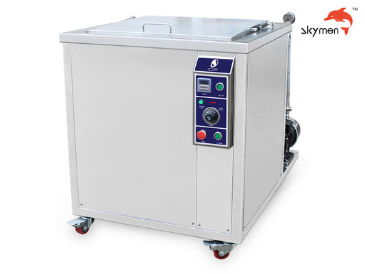 Skymen Industrial Ultrasonic Cleaner with 3000W Heating Power 28kHz/40kHz Frequency and PLC Control for Auto Parts