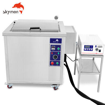 Máquina de limpeza ultrassônica industrial Skymen 175L 2400W da fábrica da China para limpeza de peças de blocos de motor