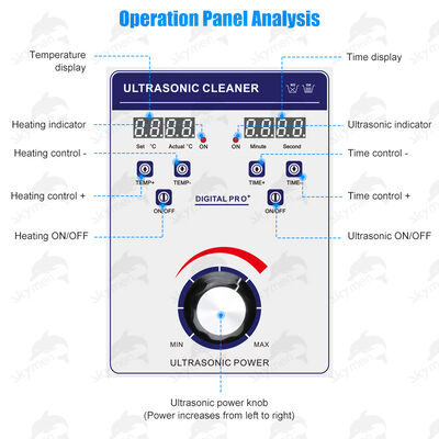 Limpador Ultrassônico Skymen com Capacidade de 38L para Limpeza de Injetores de Combustível