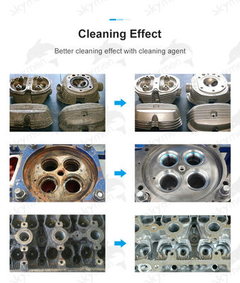 Máquina de Lavagem Ultrassônica Industrial Skymen 960L para Manutenção Marinha, Limpador de Peças de Motor