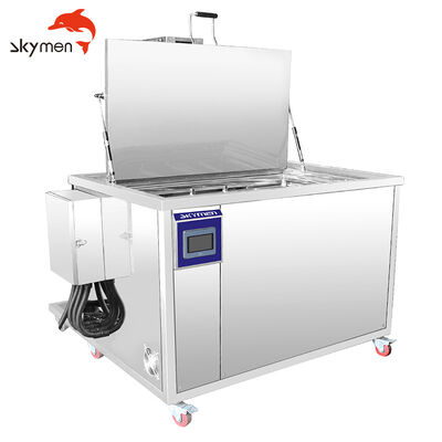 Limpeza automática por ultra-som para pneus com elevador pneumático