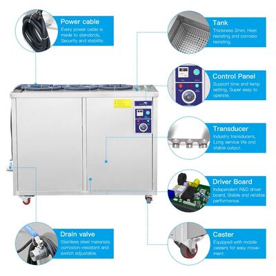 Skymen Industrial máquina de lavar ultra-sônica banho, motor DPF filtro limpador, peças máquina de lavar 360L