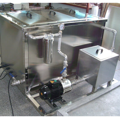 Limpeza de lavagem por ultra-som industrial para motores navais e peças de aeronaves