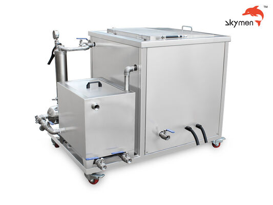 Limpador ultrassônico industrial de cabeçotes de cilindro com sistema de filtragem