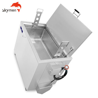 Tanque de imersão aquecido em aço inoxidável com controle de temperatura para limpeza de cozinha