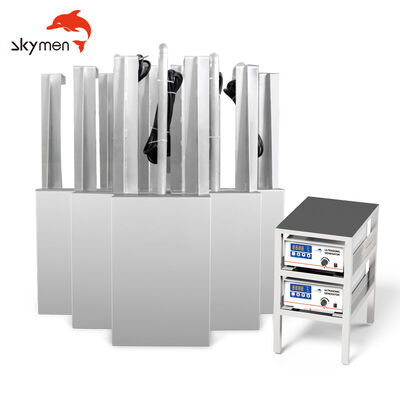 Caixa ultrassônica industrial do transdutor da imersão de aço inoxidável para tanques de limpeza