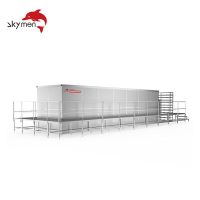 Máquina de Limpeza Ultrassônica de Grande Capacidade para Trocadores de Calor Industriais, Feixes de Tubos e Componentes Pesados