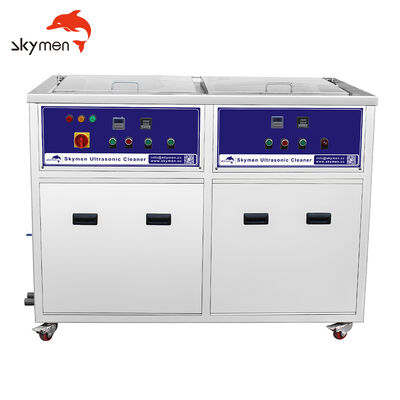 Large Double Tanks Industrial Ultrasonic Cleaning Machine Rinsing Ultrasonic Cleaner for Oil Degrease 77L