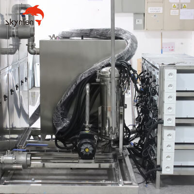 Máquina de limpeza ultrassônica industrial personalizada para componentes grandes