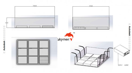Transdutores ultrasônicos imersiveis