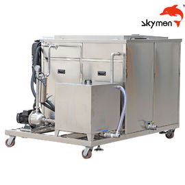 180L dobram o líquido de limpeza ultrassônico industrial dos tanques para a oxidação pesada 28/40KHz com filtro