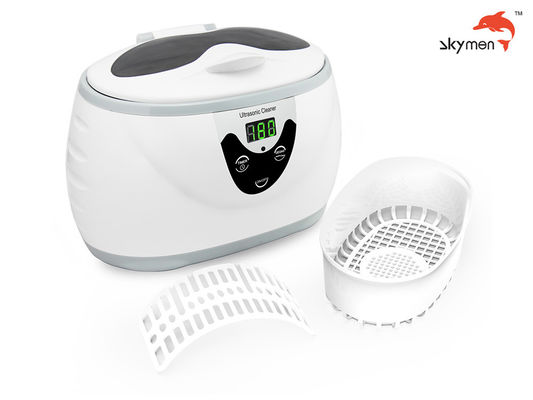 SUS304 líquido de limpeza ultrassônico do tanque 35W 600ml Benchtop para a beleza do prego