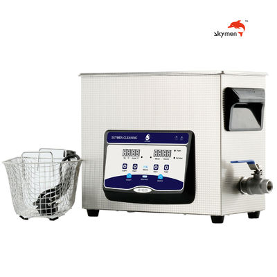 Banho ultrassônico dos Skymen para o vidro/tubulações de aço/de alumínio com o calefator 200W 1,72 galões
