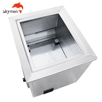 Líquido de limpeza ultrassônico industrial 53L do SUS de JP-180ST AC240V para as peças do rolamento do trem