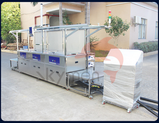 sistema movente de levantamento do equipamento automático da limpeza 28kHz ultrassônica para limpar a liga de NdFeB