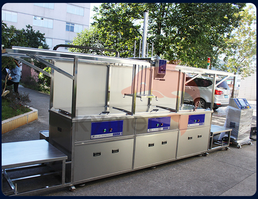 sistema movente de levantamento do equipamento automático da limpeza 28kHz ultrassônica para limpar a liga de NdFeB