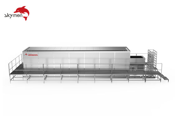 Máquina de Limpeza Ultrassônica de Grande Capacidade para Trocadores de Calor Industriais, Feixes de Tubos e Componentes Pesados