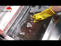 Banho ultrassônico para rolamento com separador de óleo e tanque de secagem