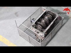 A oxidação da graxa da peça de automóvel remove o tanque ultrassônico industrial 28/40KHz do líquido de limpeza 100L