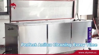 Máquina da limpeza do rolo de Anilox